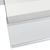 Regleta portaprecios DBD autoadhesiva para etiquetado doble transparente 