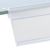 Regleta portaprecios GLS para baldas de cristal 1000 mm