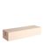 Portatarjetas de madera, base para sistema de combinación variable MODUL 148 mm | madera de haya  | ranura de inserción recta 