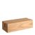 Portatarjetas de madera, base para sistema de combinación variable MODUL 105 mm | madera de roble  | ranura de inserción recta 