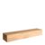 Portatarjetas de madera, base para sistema de combinación variable MODUL 210 mm | madera de roble  | ranura de inserción recta 