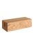 Portatarjetas de madera, base para sistema de combinación variable MODUL 100 mm | madera de roble  | ranura de inserción recta 