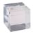 Portatarjetas "Cube" de metacrilato transparente  | brillante 
