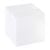 Portatarjetas "Cube" de metacrilato transparente  | mate 