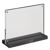 Soporte expositor en T magnético con base negra mate A5 - 210 x 148 mm  | formato horizontal 
