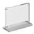 Soporte expositor en T magnético con base transparente mate A6 105 x 148 mm  | formato horizontal 
