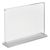 Soporte expositor en T magnético con base transparente mate formato horizontal | A4