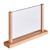 Expositor de mostrador con 2 placas de metacrilato A5 - 148 x 210 mm 