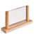 Expositor de mostrador con 2 placas de metacrilato 100 x 150 mm 