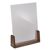 Expositor de mesa madera 'LignoLine' A4 - 210 x 297 mm  | formato vertical  | acrílico (PMMA)|madera de nogal 