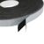 Cinta adhesiva de espuma de PE de doble cara, negro, 1 mm de espesor, adherencia fuerte, EL100-02 25 mm