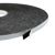 Cinta adhesiva de espuma de PE de doble cara, negro, 1 mm de espesor, adherencia fuerte, EL100-02 12 mm