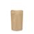 Bolsas resellabes para alimentos, papel kraft, libre de aluminio 85 x 140 mm 