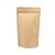 Bolsas resellabes para alimentos, papel kraft, libre de aluminio 130 x 225 mm 