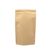 Bolsas resellabes para alimentos, papel kraft, libre de aluminio 160 x 270 mm 