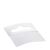 Colgador de agujero de suspensión europeo PET 50 x 50 mm  | flexible, en rollo 