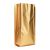 Bolsa de café con válvula, dorada 375 x 140 mm