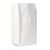 Bolsa de café con válvula, blanca 290 x 120 mm