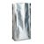 Bolsa de café con fondo reforzado K-seal, plata 420 x 170 mm