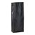 Bolsas con fuelle lateral y válvula de protección del aroma, negro 330 x 105 mm 