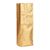 Bolsas con fuelle lateral y válvula de protección del aroma, oro 280 x 80 mm 
