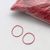 Gomas elásticas multiusos, rojas 1 mm | 30 mm