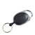 Llavero extensible con anilla negro 