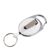 Llavero extensible con clip para cinturón blanco 