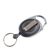Llavero extensible con clip para cinturón negro|transparente 