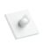 Ojales adhesivos 30 x 30 mm  | blanco 