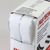 Banda de sujeción por contacto (set) en caja dispensadora, 20 mm, 5 m, autoadhesivo, blanco 