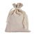 Bolsitas con aspecto de lino, lado estrecho abierto, color natural, paquete con 5 uds., 180 x 240 mm