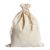 Bolsitas con aspecto de lino, lado estrecho abierto, color natural, 1 unidad, 260 x 350 mm