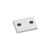 Imanes revestidos de goma, rectangulares, con agujero roscado null | 2x M4x4,5 mm | 14,9 kg