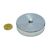 Bases magnéticas de neodimio con agujero roscado 63 mm