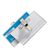 Tarjetas identificativas Urban 30 broche combinado, transparente 60 x 30 mm  | Broche combinado (aguja y clip) 