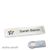Tarjetas identificativas aluline-plus® magnéticas smag® imán | plata | 68 x 15,75 mm