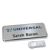 Tarjeta identificativa Icon® 'alu-complete' cromo  | smag® imán 