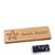 Tarjetas identificativas de madera, timberline® "complete-engraved" 76,3 x 25,5 mm  | Imán smag®, extra fuerte 