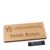 Tarjetas identificativas de madera, timberline® "complete-engraved" 76,3 x 38 mm  | Imperdible de acero inoxidable 