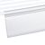 Regleta portaprecios DRA para soportes de alambre 1250 mm