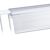Regleta portaprecios KE para cestas de alambre 1250 mm | transparente 