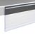 Regleta portaprecios DBR magnética con borde de agarre 100 mm