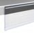 Regleta portaprecios DBR magnética con borde de agarre 100 mm
