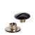 Tornillos para encuadernar, niquelados, cabeza barnizada en negro 2 mm