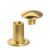 Tornillos para encuadernar, latonados 10 mm | casquillo liso, Tornillos ranurados 