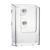 Portafolletos de pared con ventosas, poliestireno, transparente PTJ1, 1 x 1/3 A4