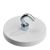 Imanes revestidos de goma con gancho 43 mm | blanco 