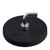 Imanes revestidos de goma con gancho, en forma de L 43 mm | negro 