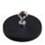 Imanes revestidos de goma con ojal 43 mm | negro 